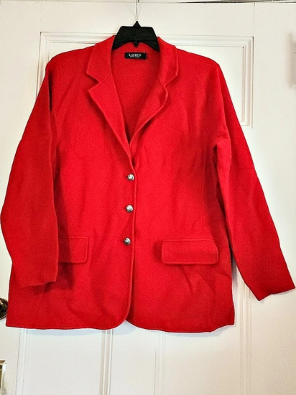 Lauren Ralph Lauren Red Blazer Size 2X Like New